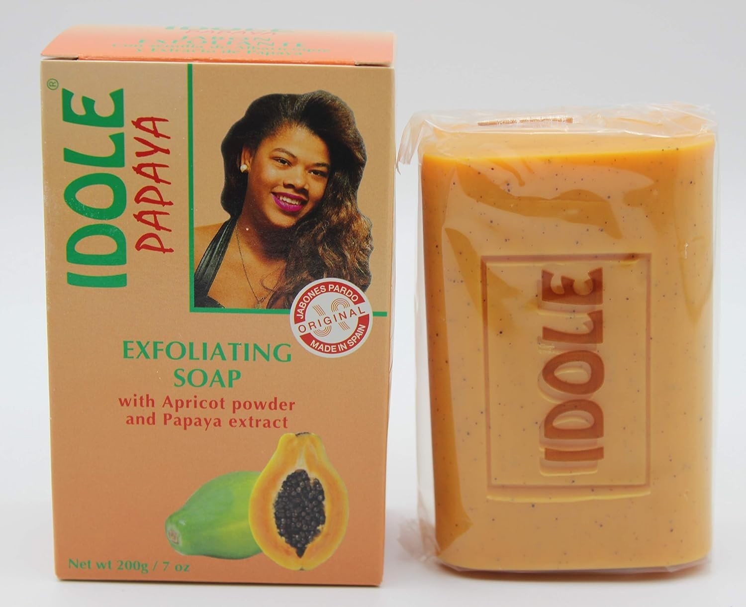 Idole Papaya Exfoliating Lightening Soap 7oz 3pck