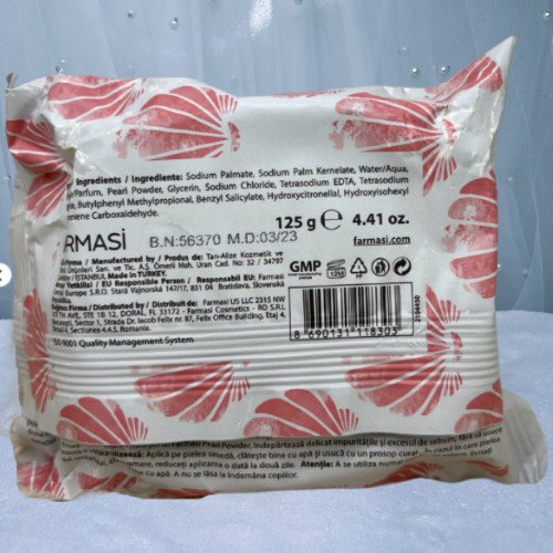 Farmasi Dr C Tuna Pearl Traditional Soap 4.41 Oz Jabon Perla Aclarador 125 G
