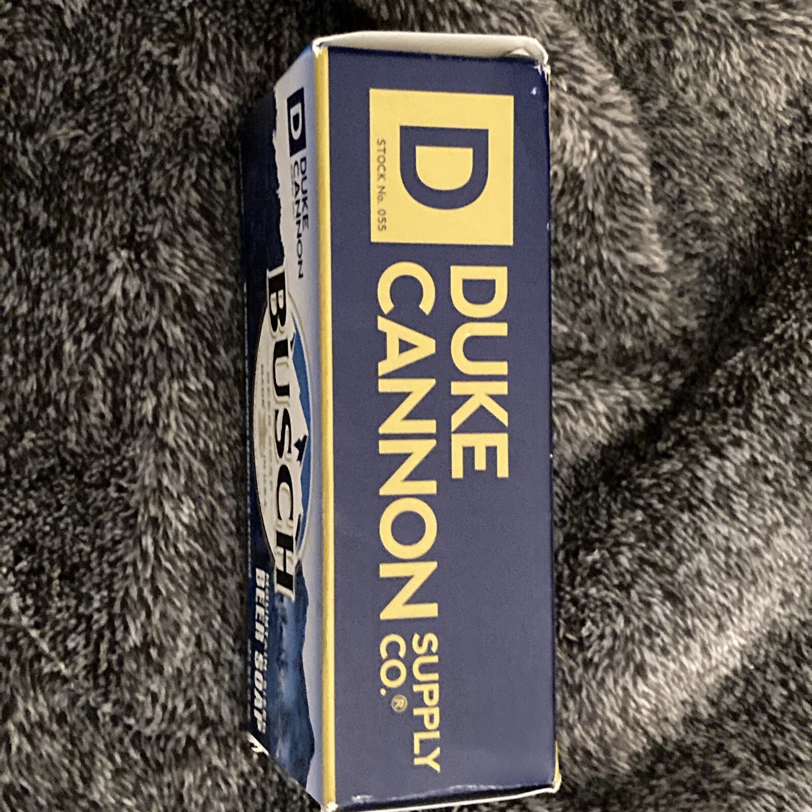 3)DUKE CANNON BUSCH BEER SOAP MOUNTAIN-SIZED SANDALWOOD SCENT 10OZ. BEN US VETS.