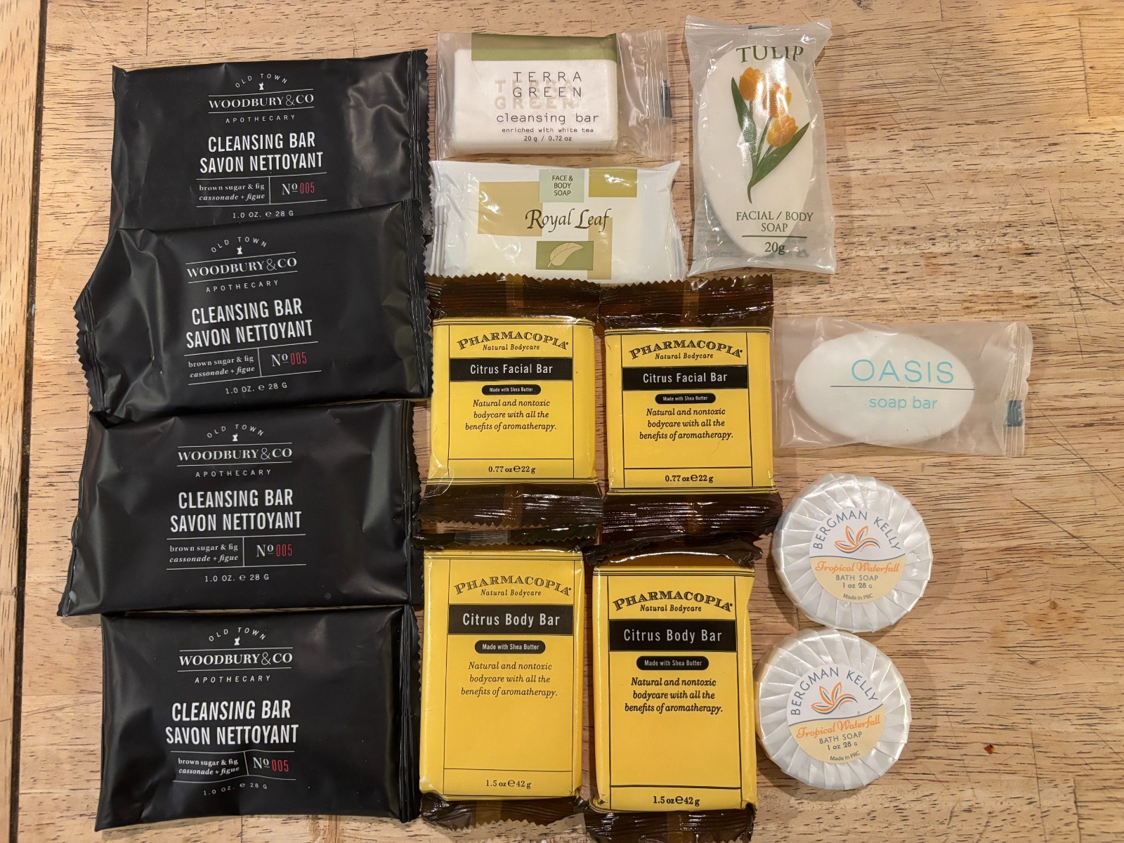 Soap Bar Lot – Mini Travel Hotel Size – Lot of 14 – Various Brands