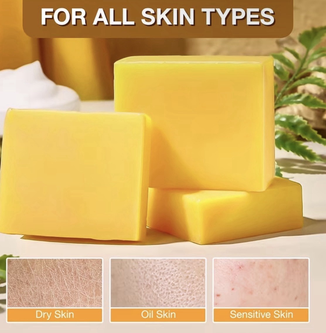 VENROCK Turmeric Lemon Kojic Soap Bar Moisturizing Face & Body 3.5 oz