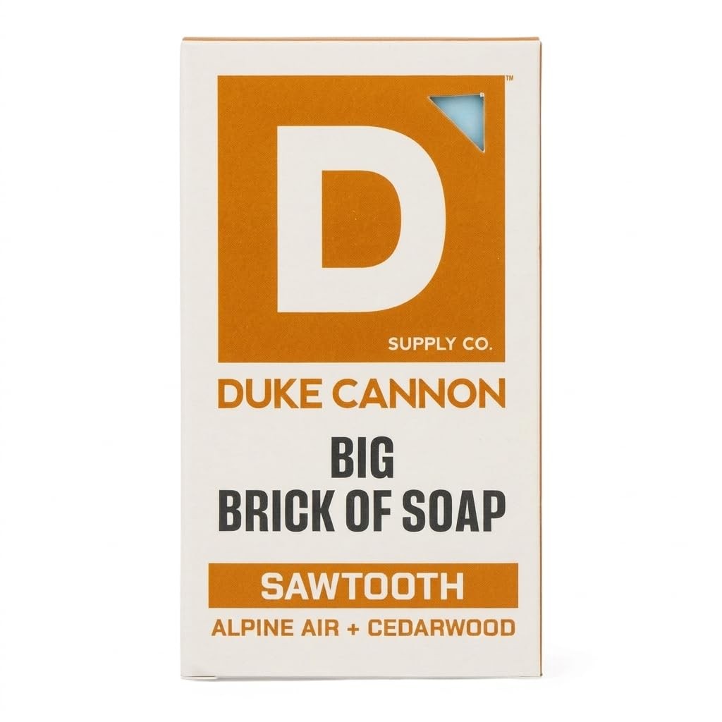 Duke Cannon Supply Co. Extra Large Bar Soap Men’s Natural Bar Soap with Masc…