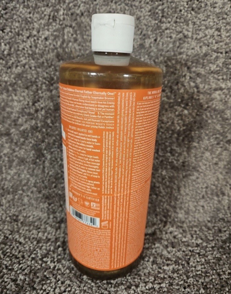Dr Bronner’s 18-in-1 Hemp Tea Tree Pure-Castile Soap 32oz