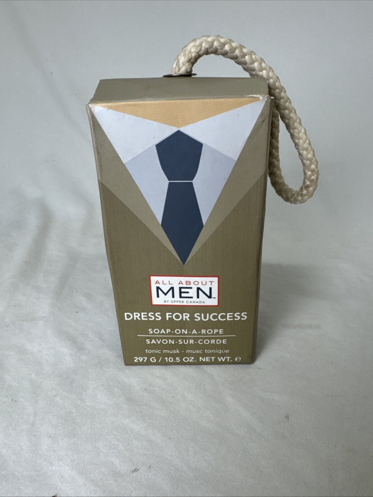 ALL ABOUT MEN SOAP-ON-A-ROPE ~ DRESS FOR SUCCESS ~ 10.5 oz
