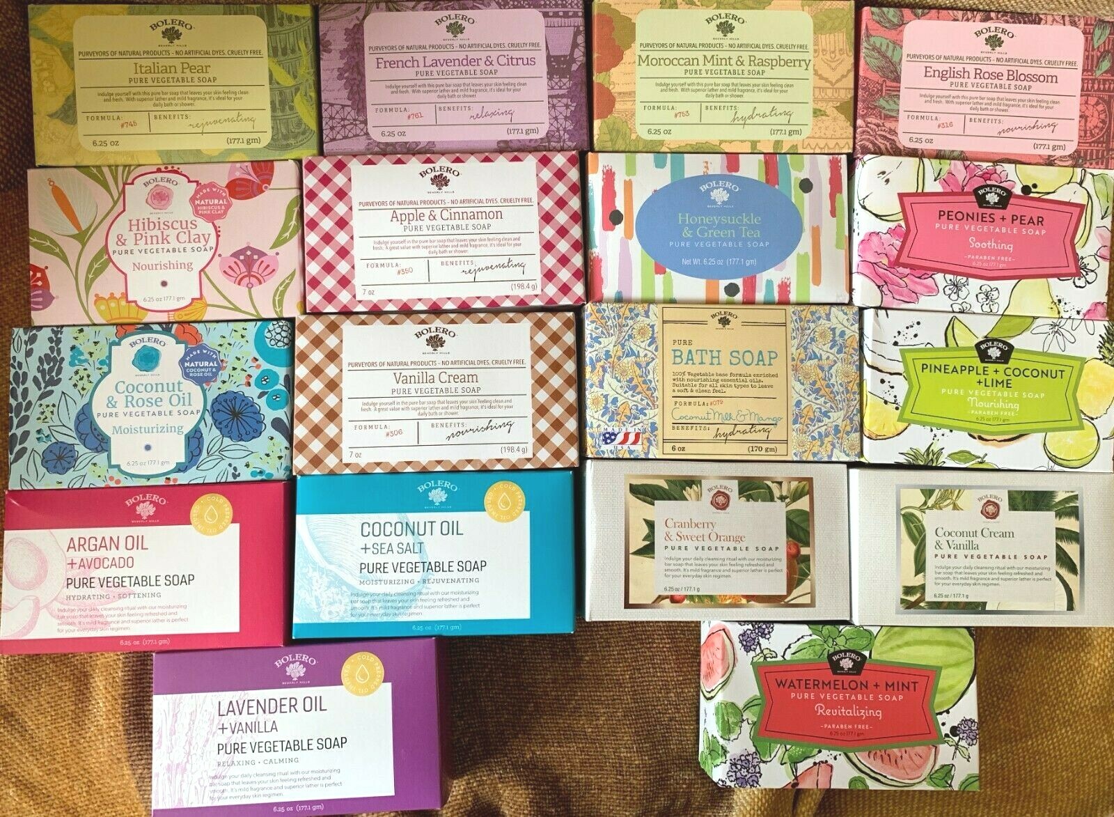 BOLERO***Pure Vegetable Or Plant~Based Soap***yOU chOOsE Scent(s)~~NEW~~SEALED