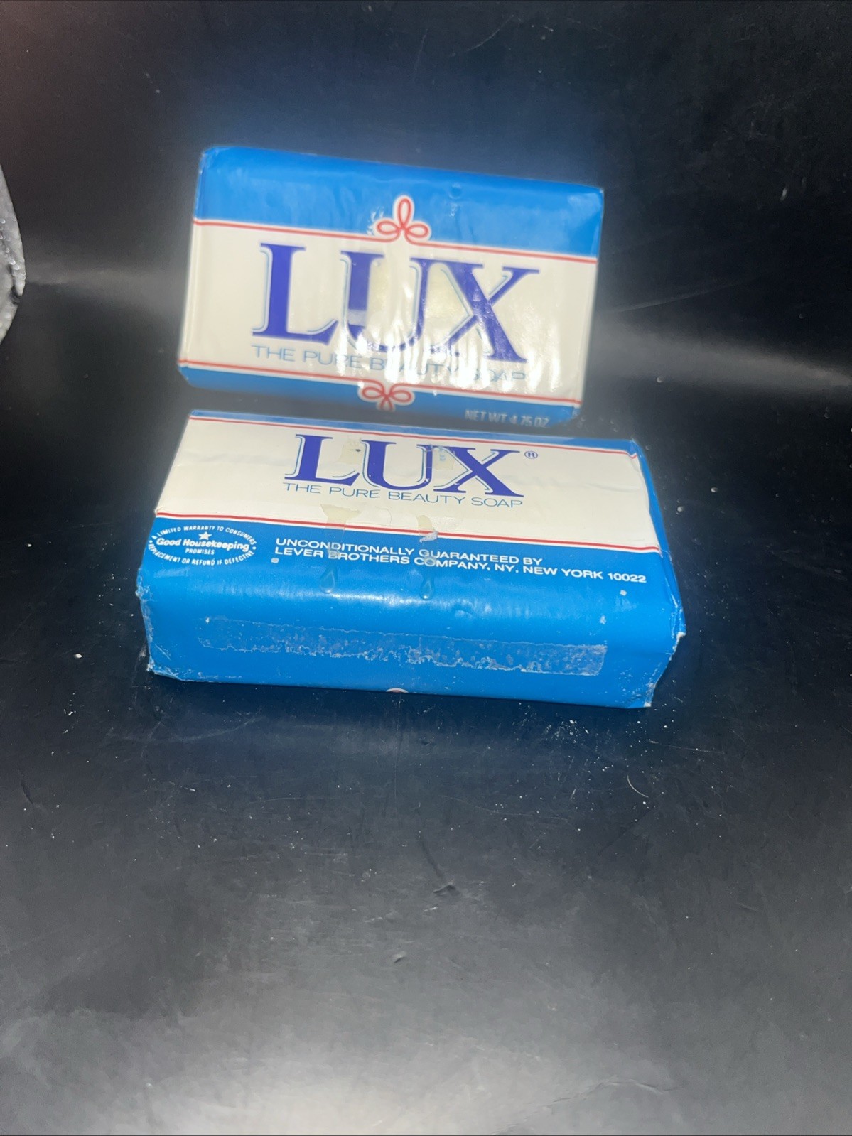 Vintage Lux The Pure Beauty Bar Soap 4.75 Oz (2 Bars) NOS Bath Size