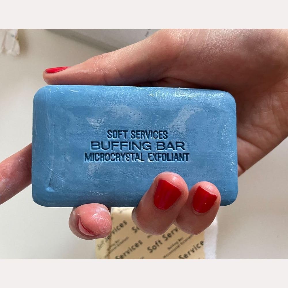 Soft Services Buffing Bar Exfoliating Body Bar for KP and Ingrown Hair (2 pack)