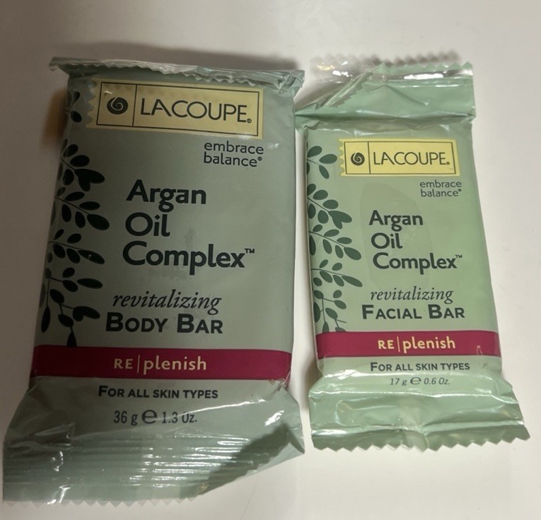 LaCoupe Embrace Balance Argan Oil Complex Revitalizing Body Bar & Facial Bar