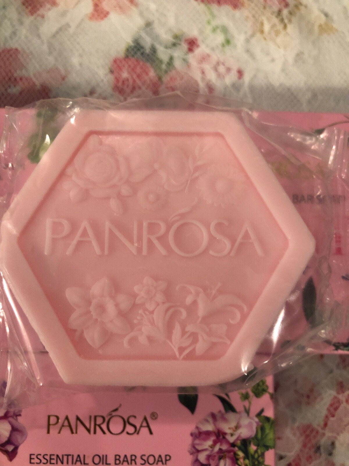 Panrosa Essential Oil Soap, Peony 3 pack