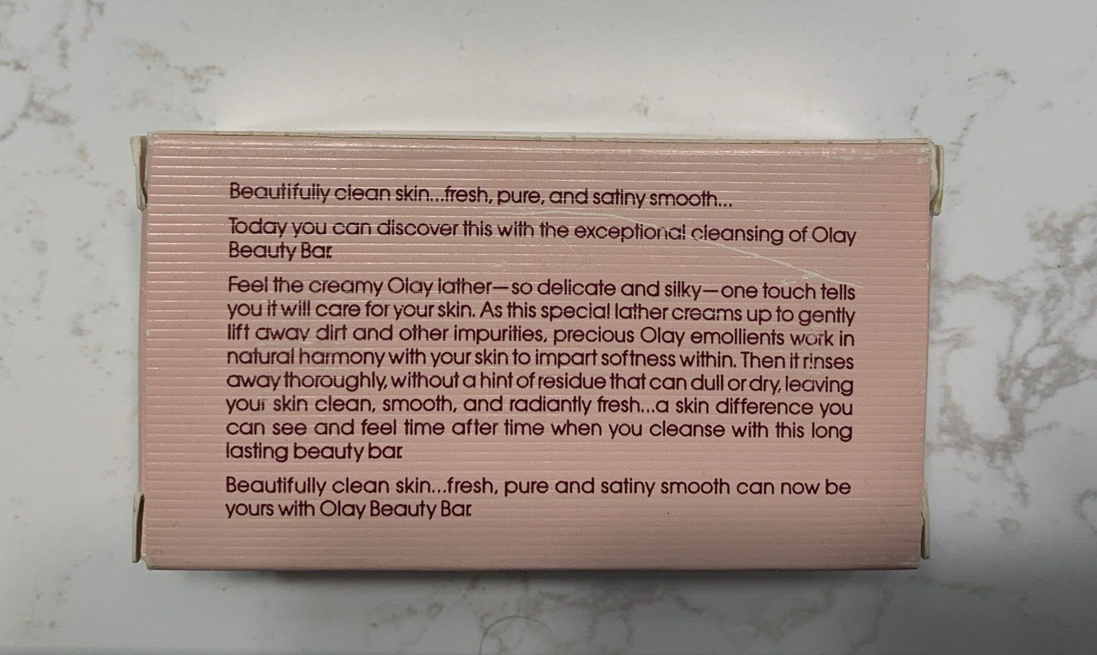 Vintage OLAY Beauty Bar Soap Net Wt. 2.75 oz Pink New In Wrapper & Box