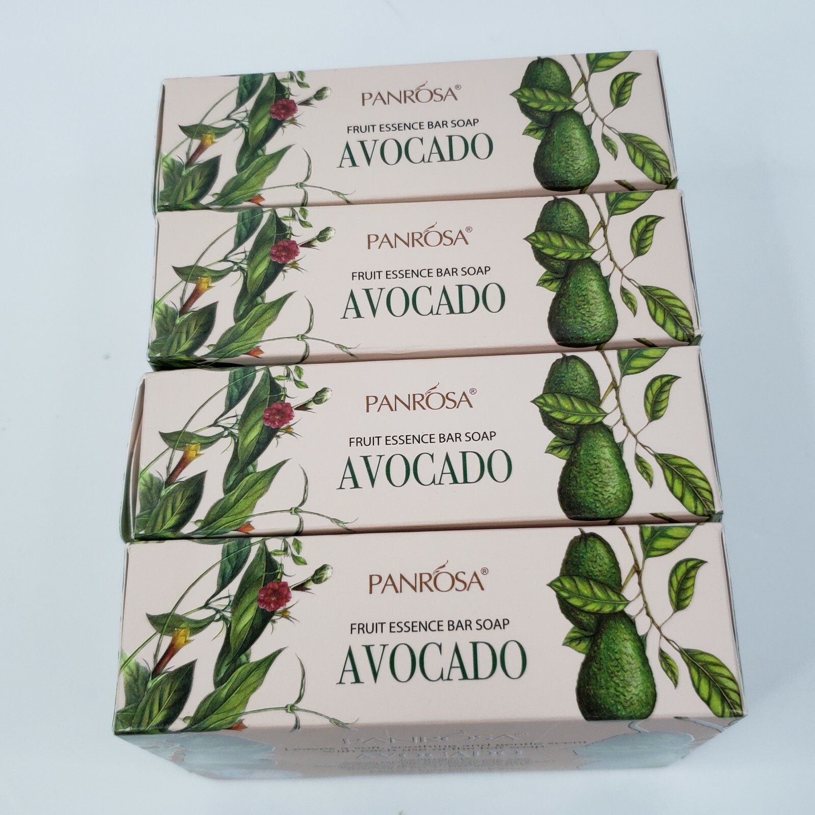 Panrosa Fruit Essence Avocado Soap Gentle Scent 3.5 Oz Lot Of 4