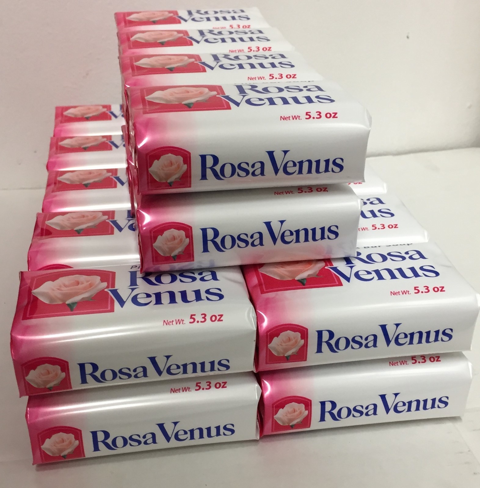 Lot of 28 Rosa Venus Pink Bar Soap (5.3 oz each bar). Free Shipping!