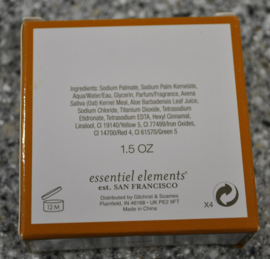 4 Boxes Gilchrist & Soames Neroli Essential Elements Bathe Bar Soap 1.5 oz/ea