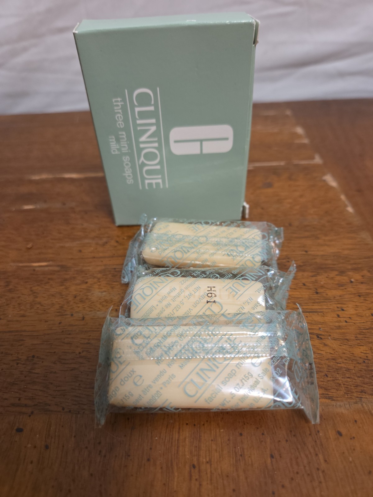 Clinique 3 Little Soaps Mild Skin Type 2 Dry Combo 5.2oz Set NEW