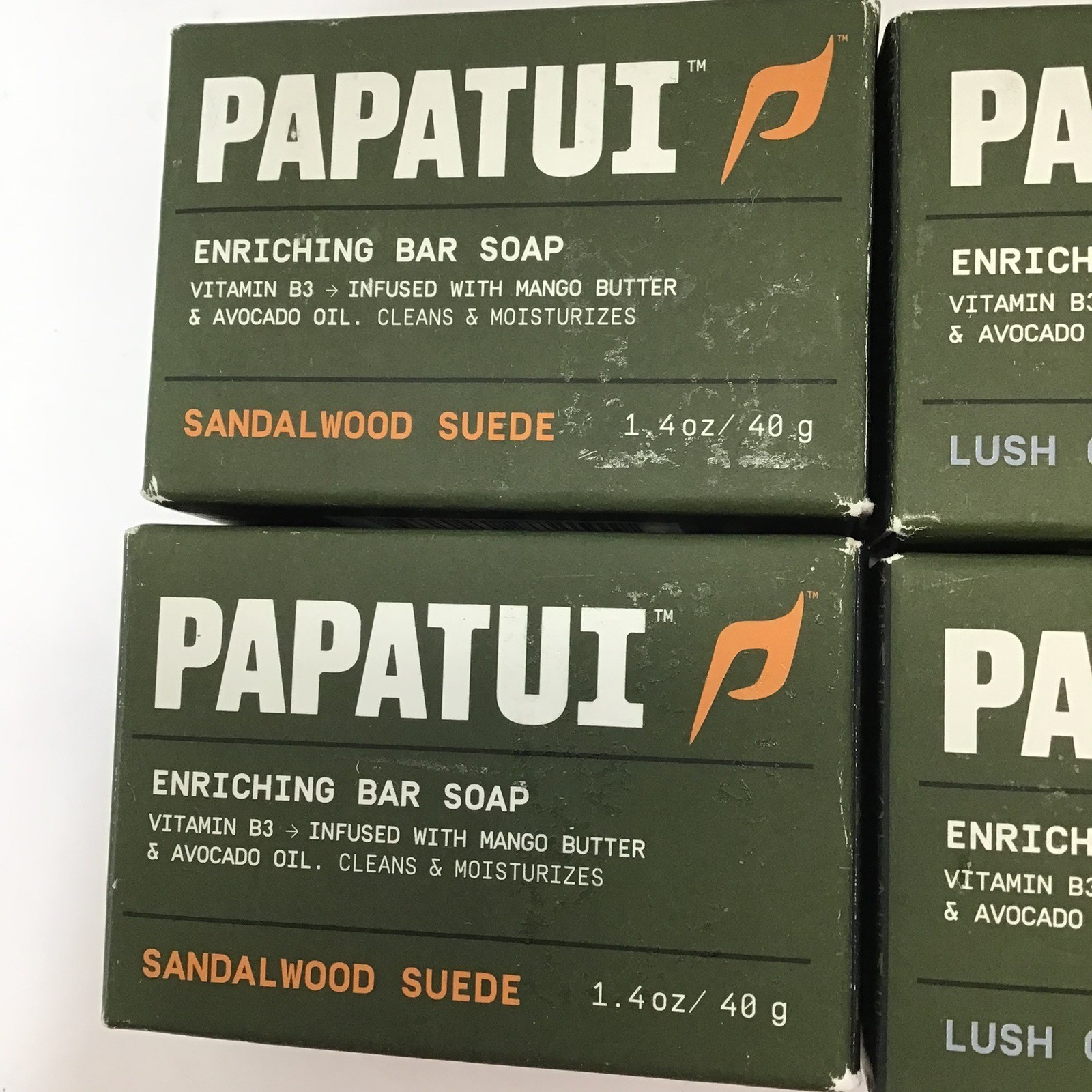 Papatui Enriching Bar Soap Mixed Lot Scents Men’s Travel Size 1.4oz Bars