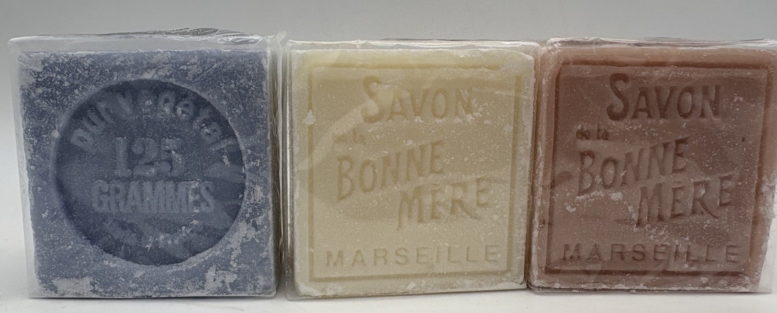 L’Occitane Savon de la Bonne Mère Soap Lot 3 Bars Lavender Milk Rose 125g Each
