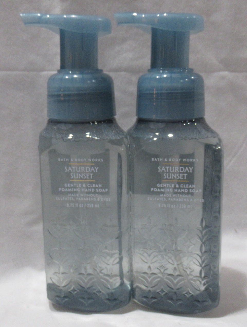 Bath & Body Works Gentle & Clean Foaming Hand Soap Lot 2 SATURDAY SUNSET