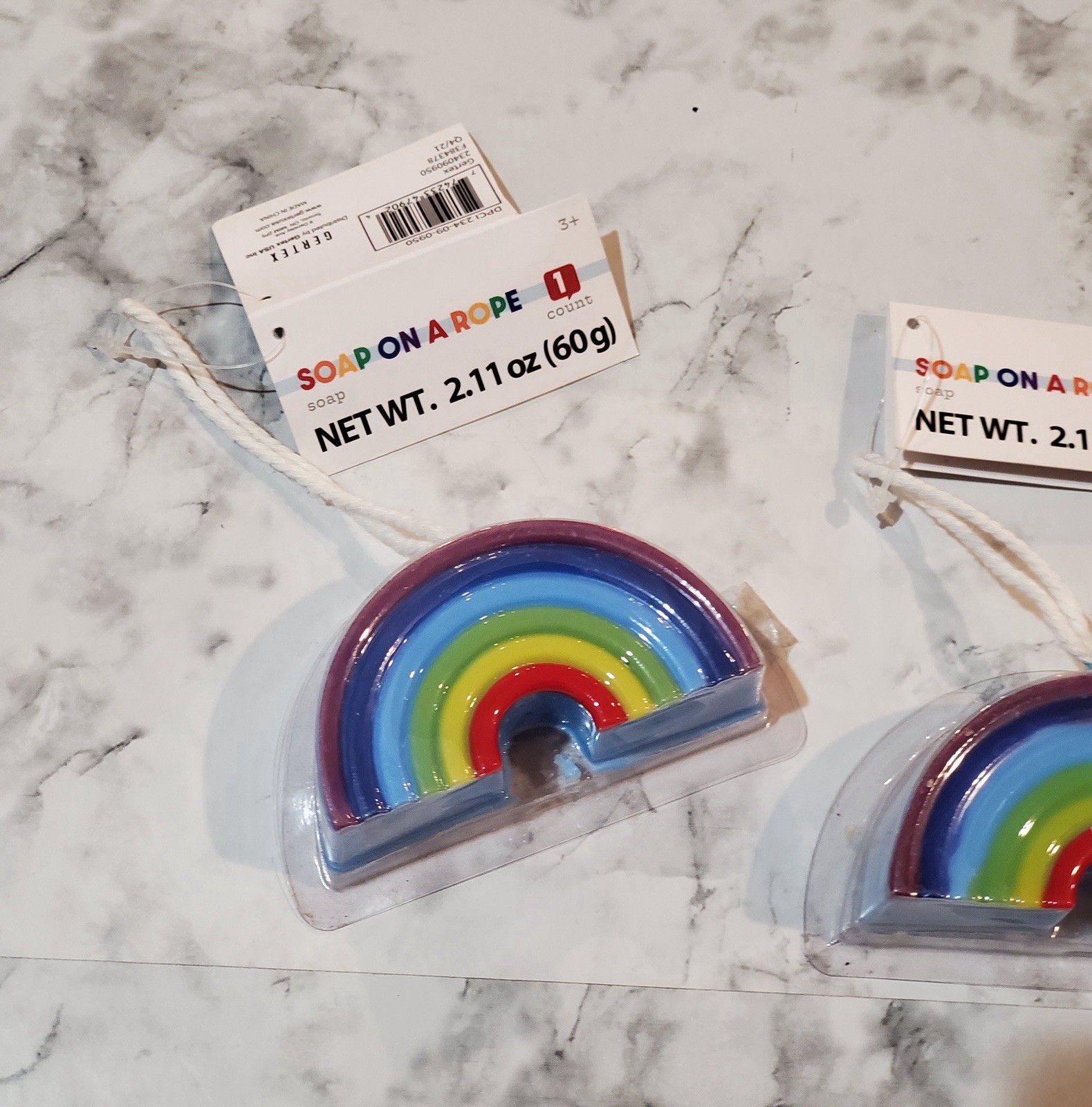 Soap On A Rope Rainbow Theme Set Of 3