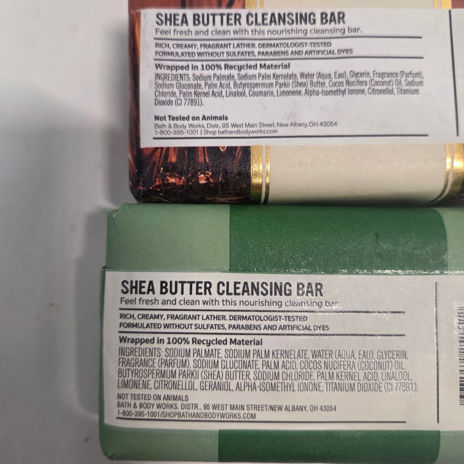 2 Bath and Body Works Shower Bar Soap scented Aromatherapy Eucalptua whiskey