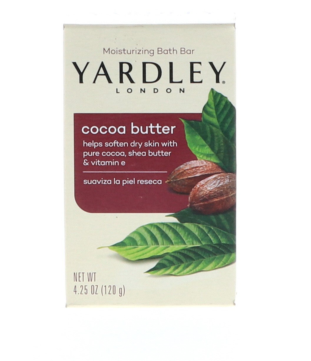 Yardley Cocoa Butter Bath Bar, 4.25 oz