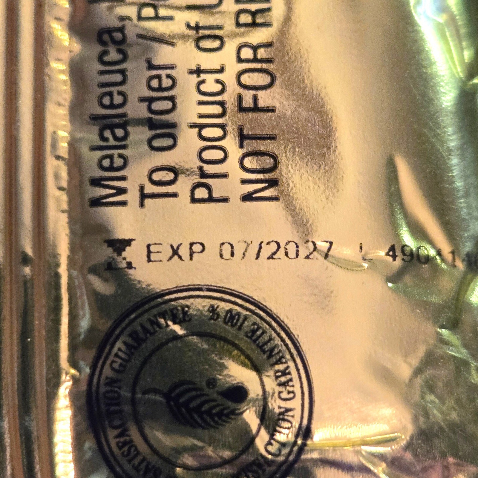 Melaleuca The Gold Bar Soap NEW 4.5 oz Gold Citrus Care Bath Bar Exp. 07/2027
