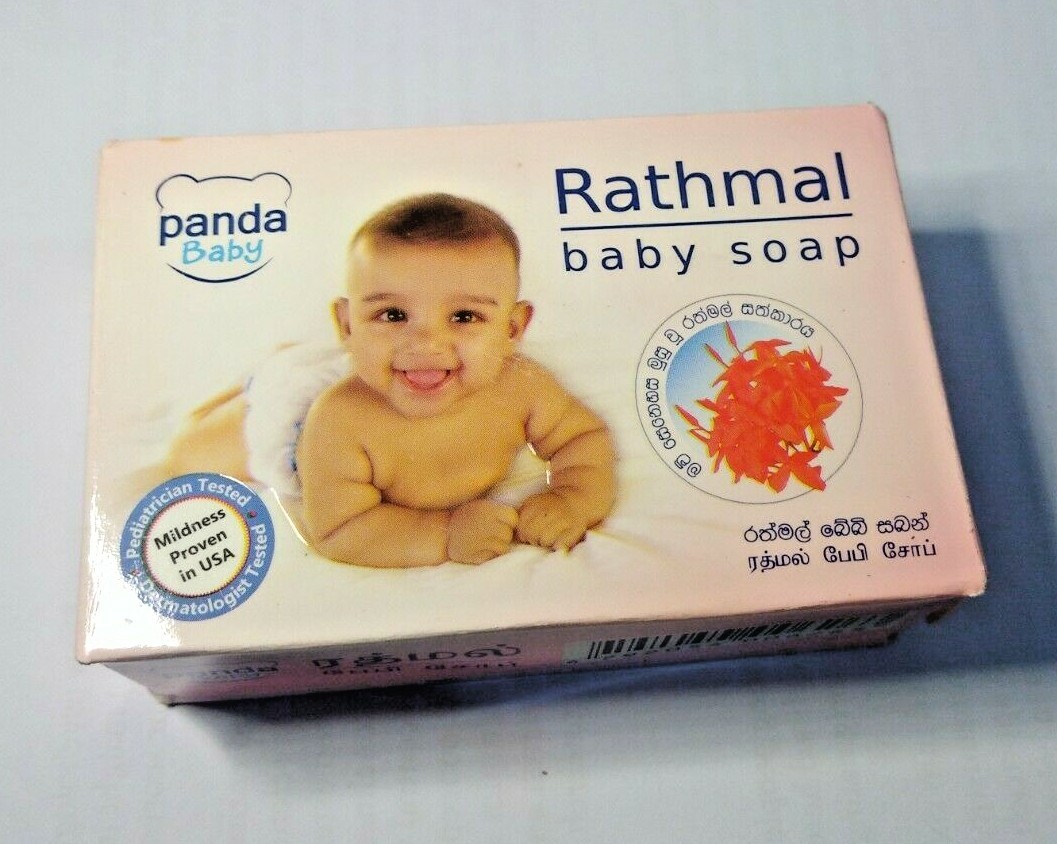 Panda Baby Rathmal Baby Soap 75g 78%TFM Mildness Proven In USA