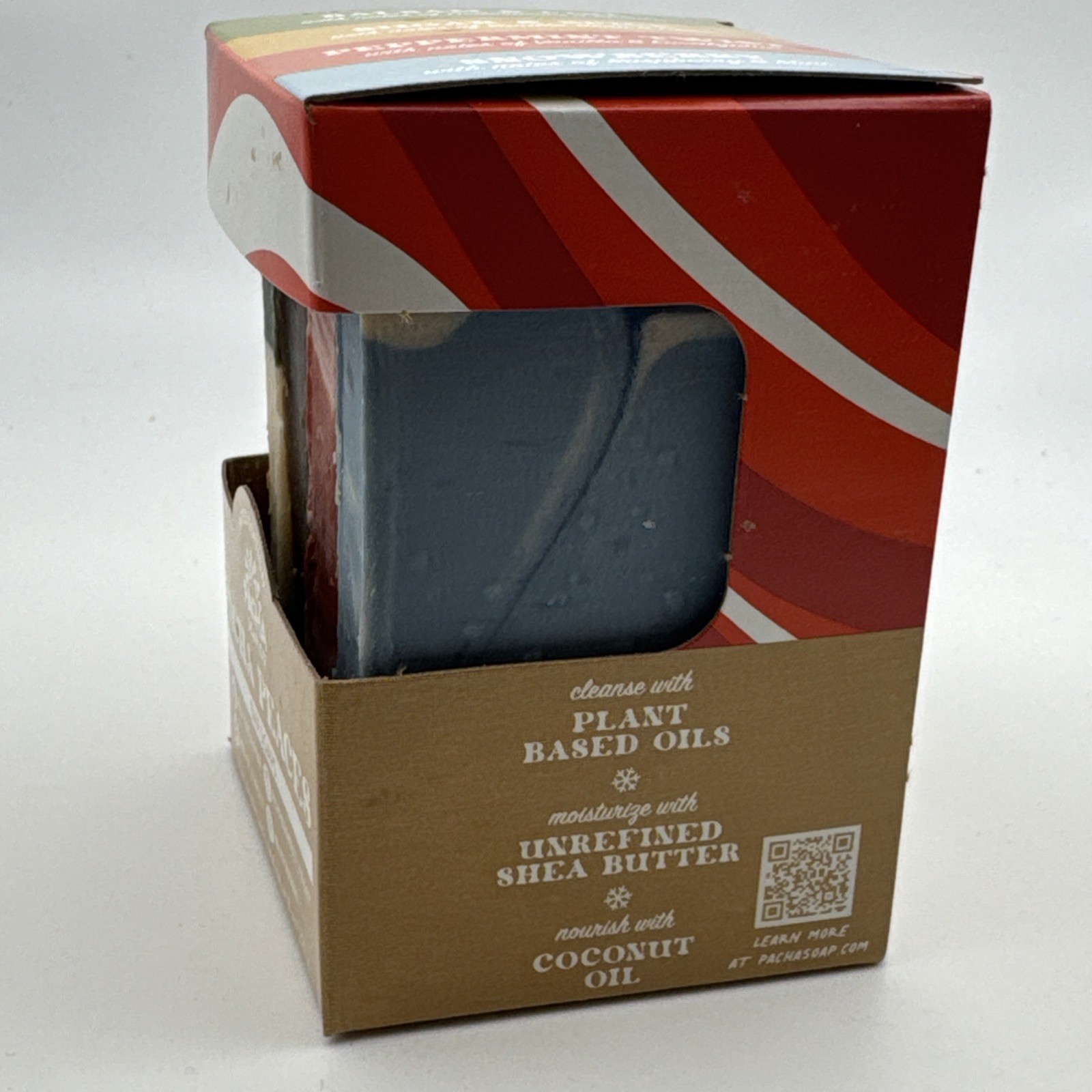 Pacha Soap Co Peaces Soap Bar Sampler Pack Holiday Scents Gift Set 4 Bars
