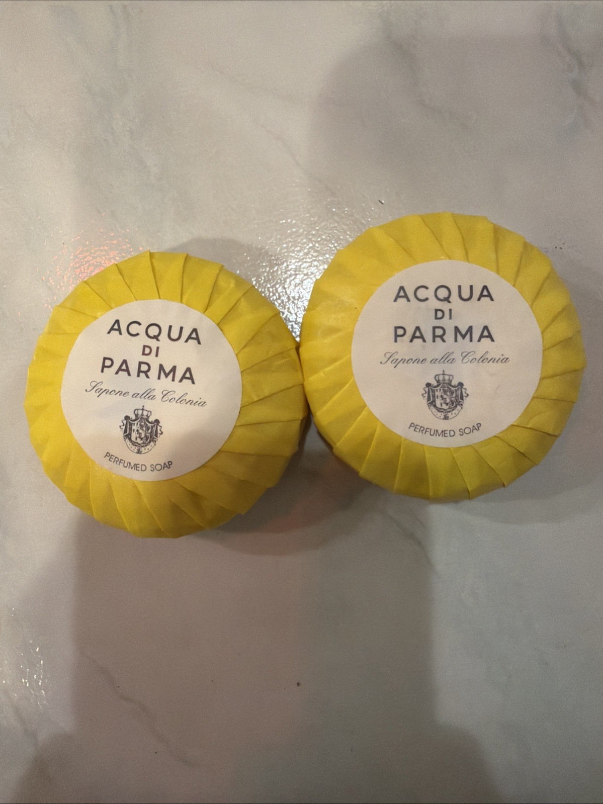 2pcs of Acqua Di Parma Sapone Alla Colonia Perfumed Soap Unisex 50g/1.7oz NEW