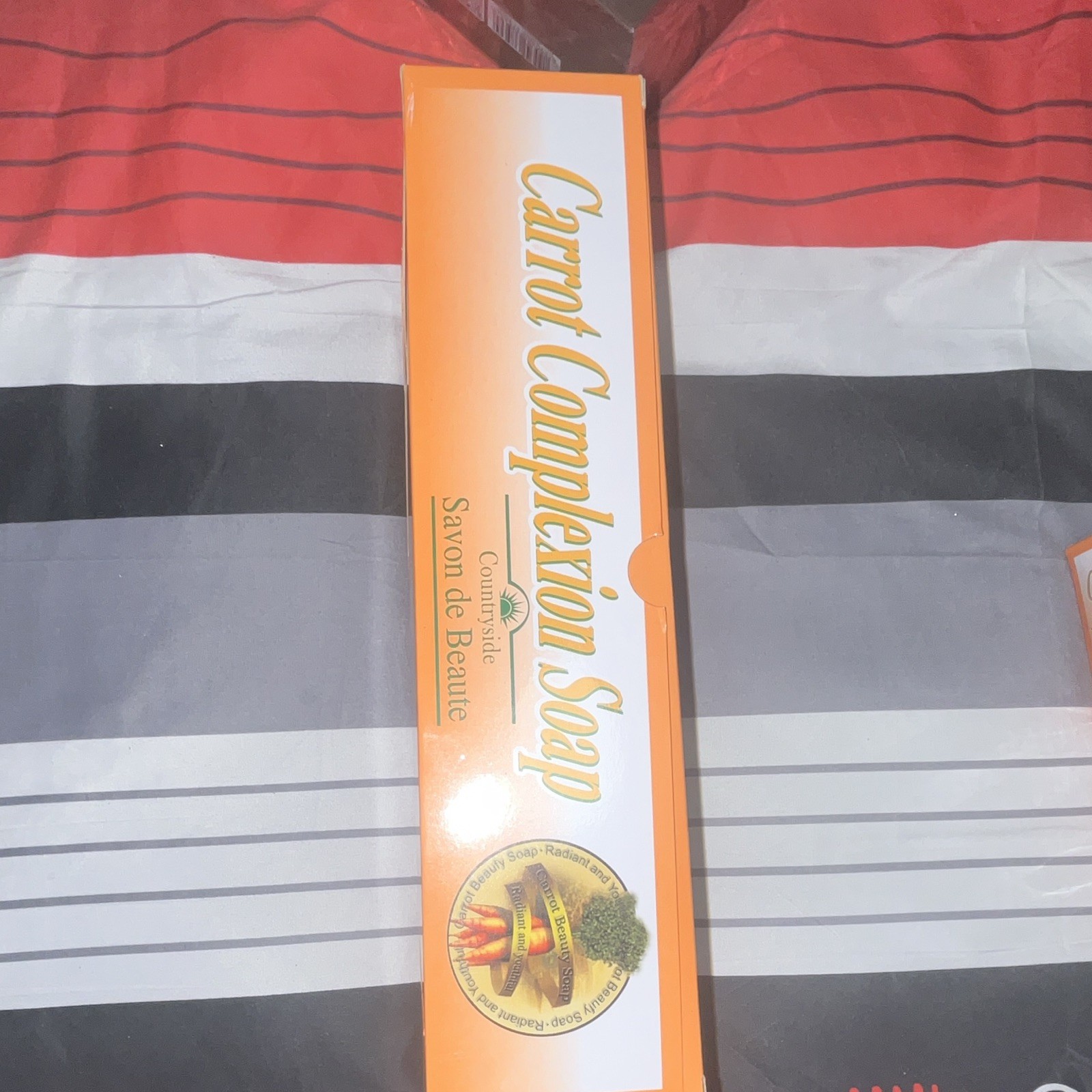 Coco Cometics Countryside Carrot Complexion Soap w/ Carrot Extract 12 Bars 4.4oz