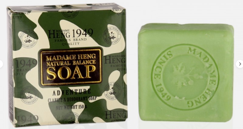 3xSoap Madame Heng 1949 Natural Balance Adventure Clarify Deodorant Relax 150g