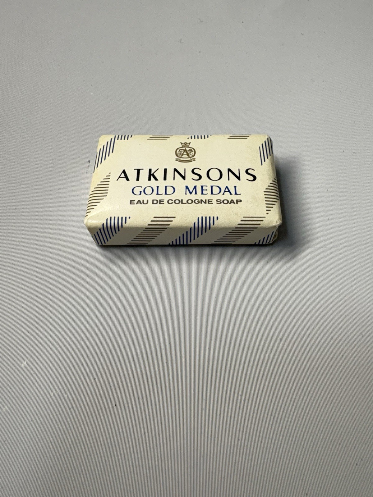 Gold Medal Atkinsons Bar Soap Eau De Cologne London 0.07 Oz Hotel Toiletry VTG