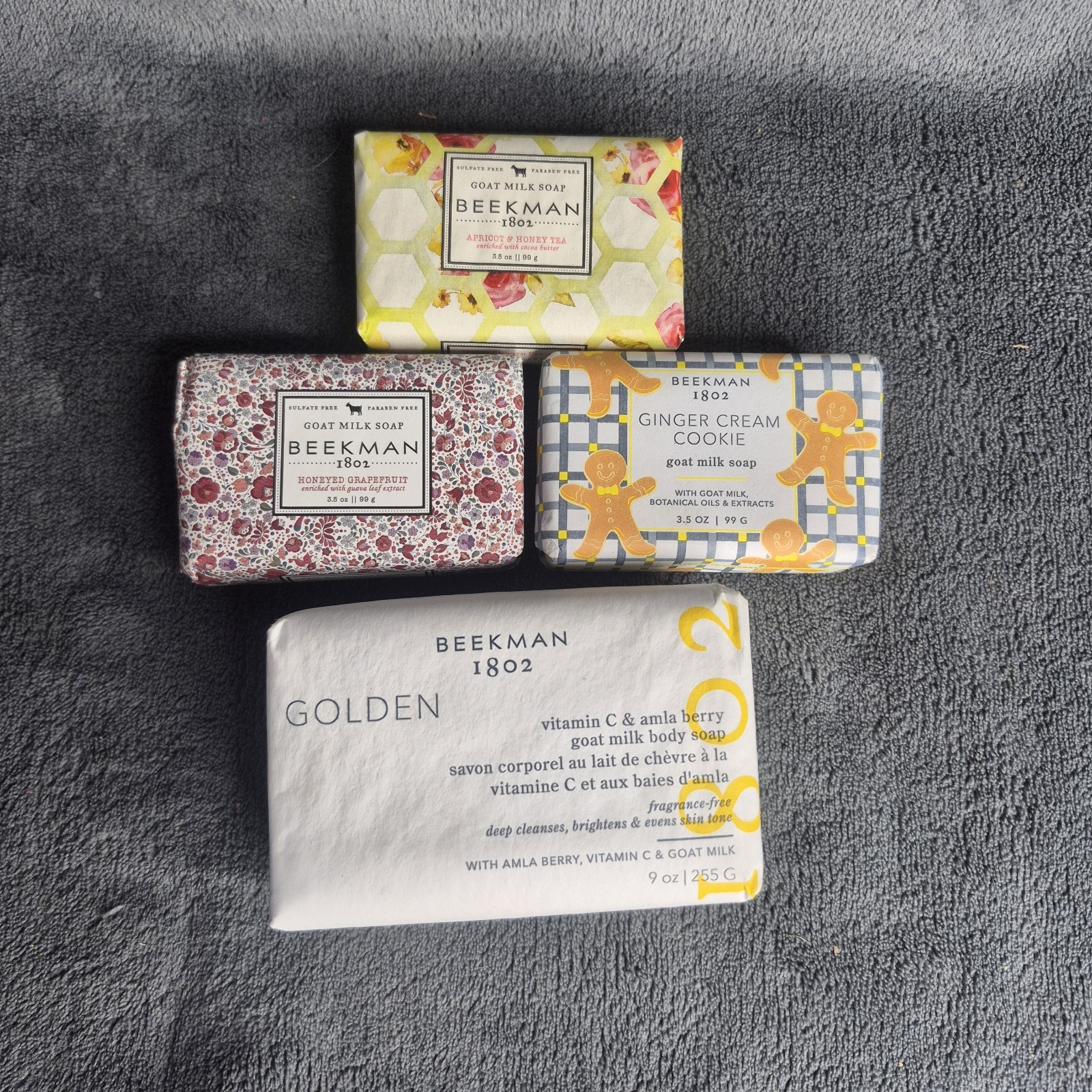 Beekman 1802 Fresh Air Goat Milk Bath Cleansing Bar Soap Lot Of 4