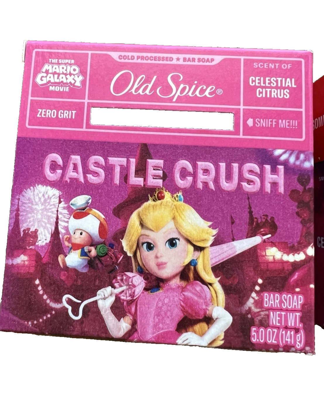 4 Piece Set Old Spice Super Mario Galaxy 5oz Soap Bars Mario Luigi Peach Yoshi