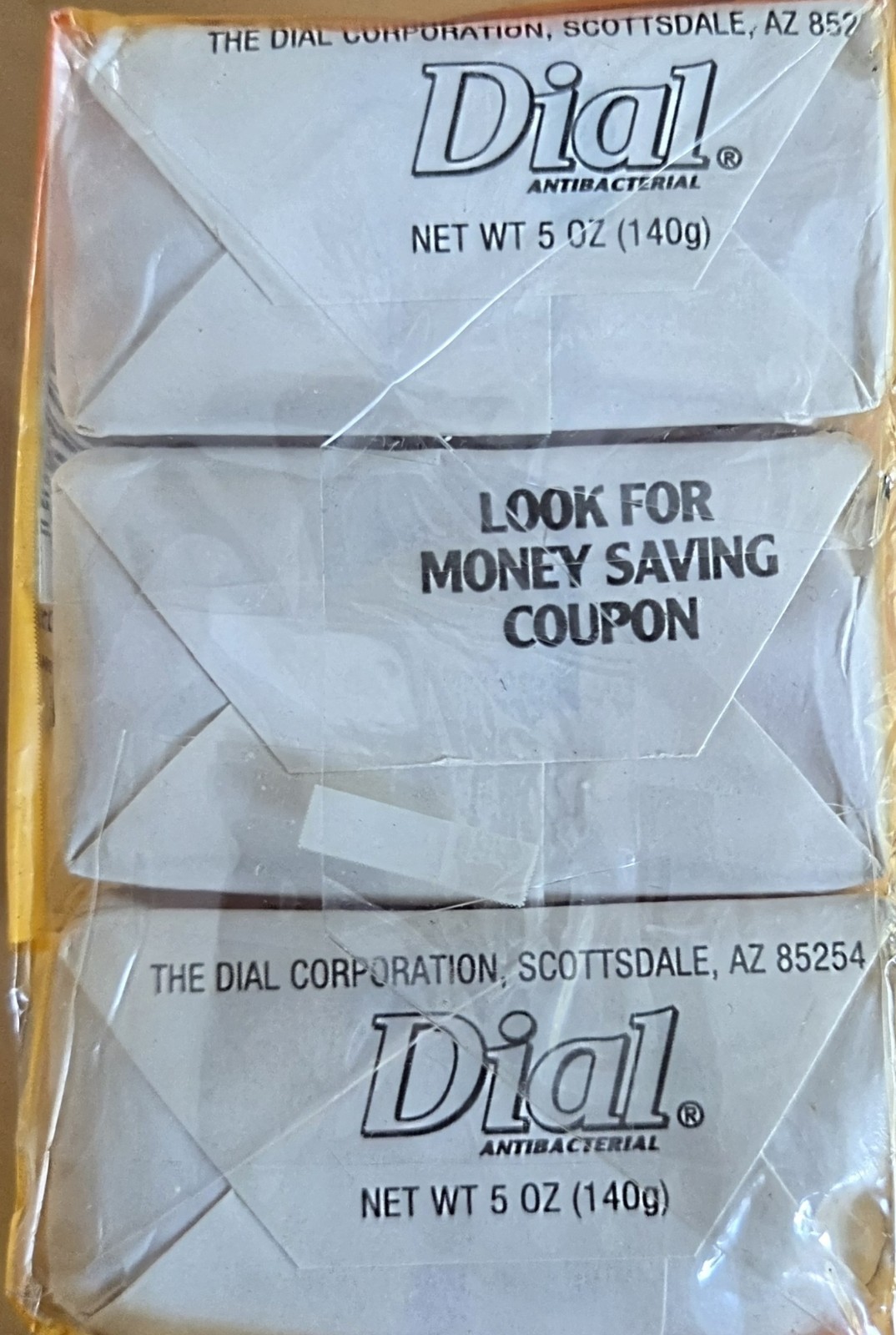 Dial Gold Bath Size 5oz Bars Deodorant Triclocarbon Bar Soap 1998 New Old Stock