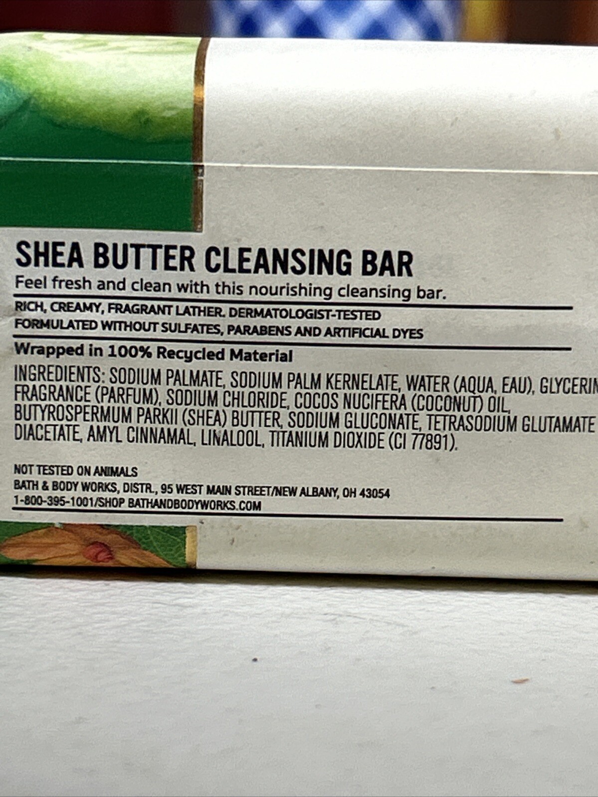 Bath & Body Works Shea Butter Cleansing Bar Body Soap Sealed 5 oz Cucumber Melon
