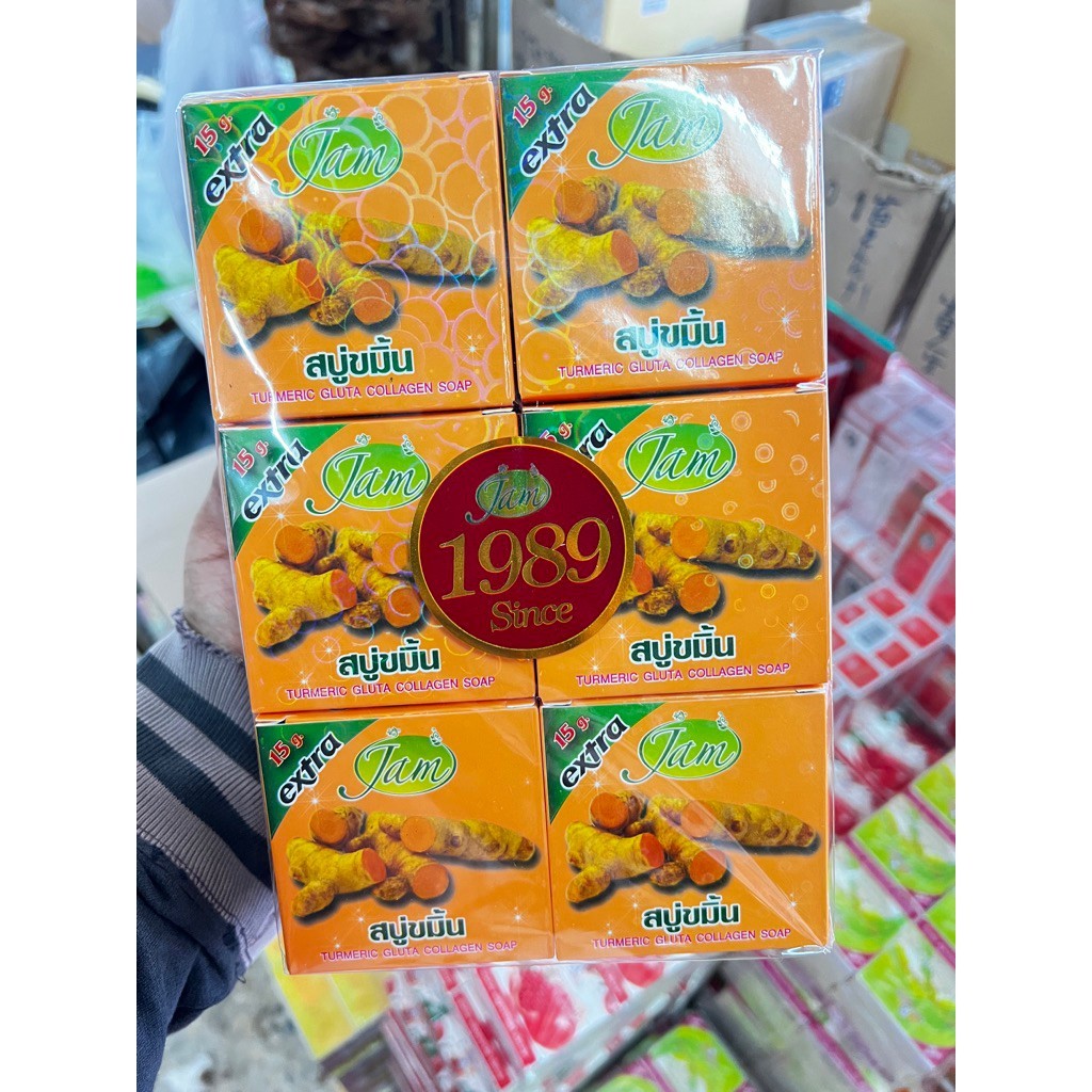 1PCS Tumeric Soap Skin Whitening Dark Spots lightening Acne Brightening Turmeric