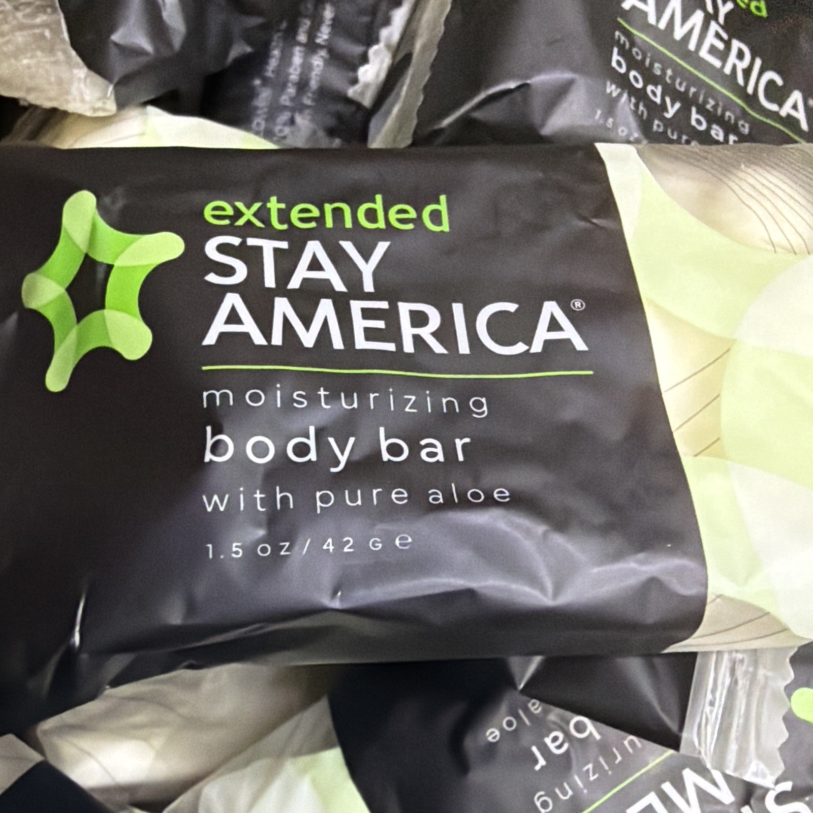 100x Extended Stay Hotel White Tea Moisturizing Body Bar Soap 1.5 Oz – LARGE BAR