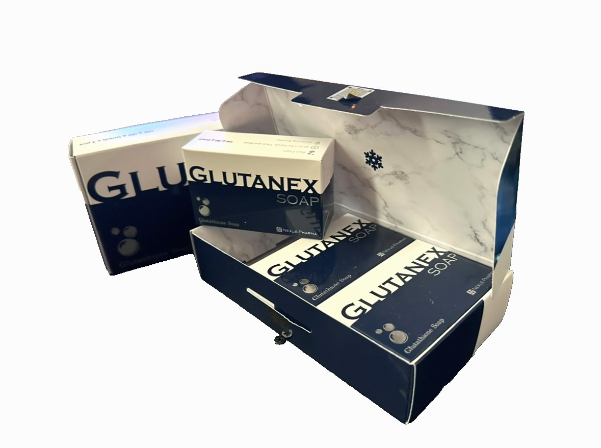 Glutanex Soap South Korean Glutathione Brightening Face & Body Bar Soap