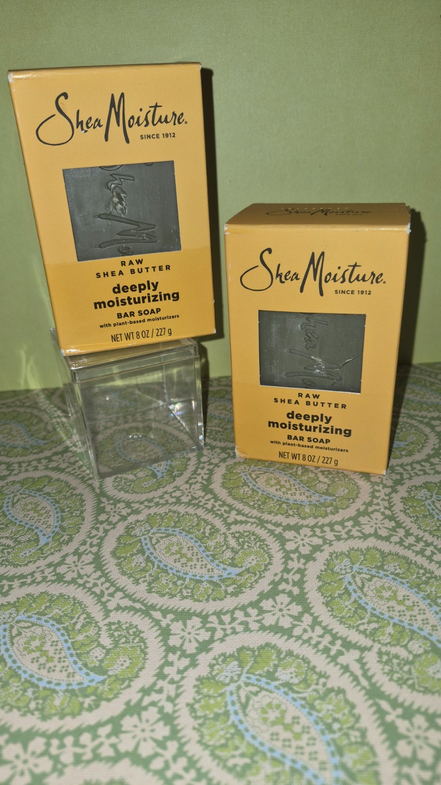 Shea Moisture Raw Shea Butter Bar Soap Deeply Moisturizing 8 Oz Frankincense USA