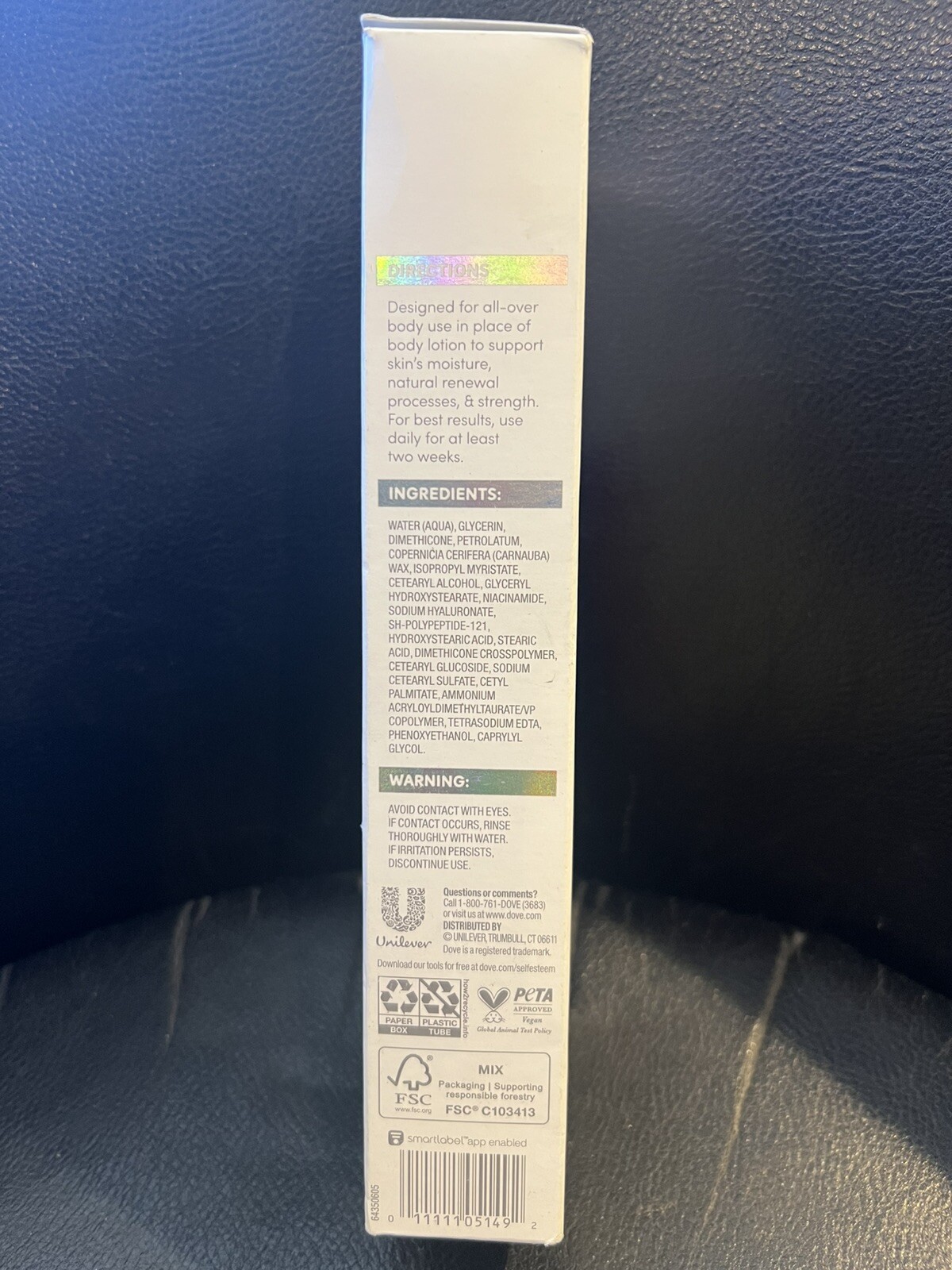 Dove Pro-Ceramide Repair Cream Serum Body Hyaluronic Acid 8 fl oz