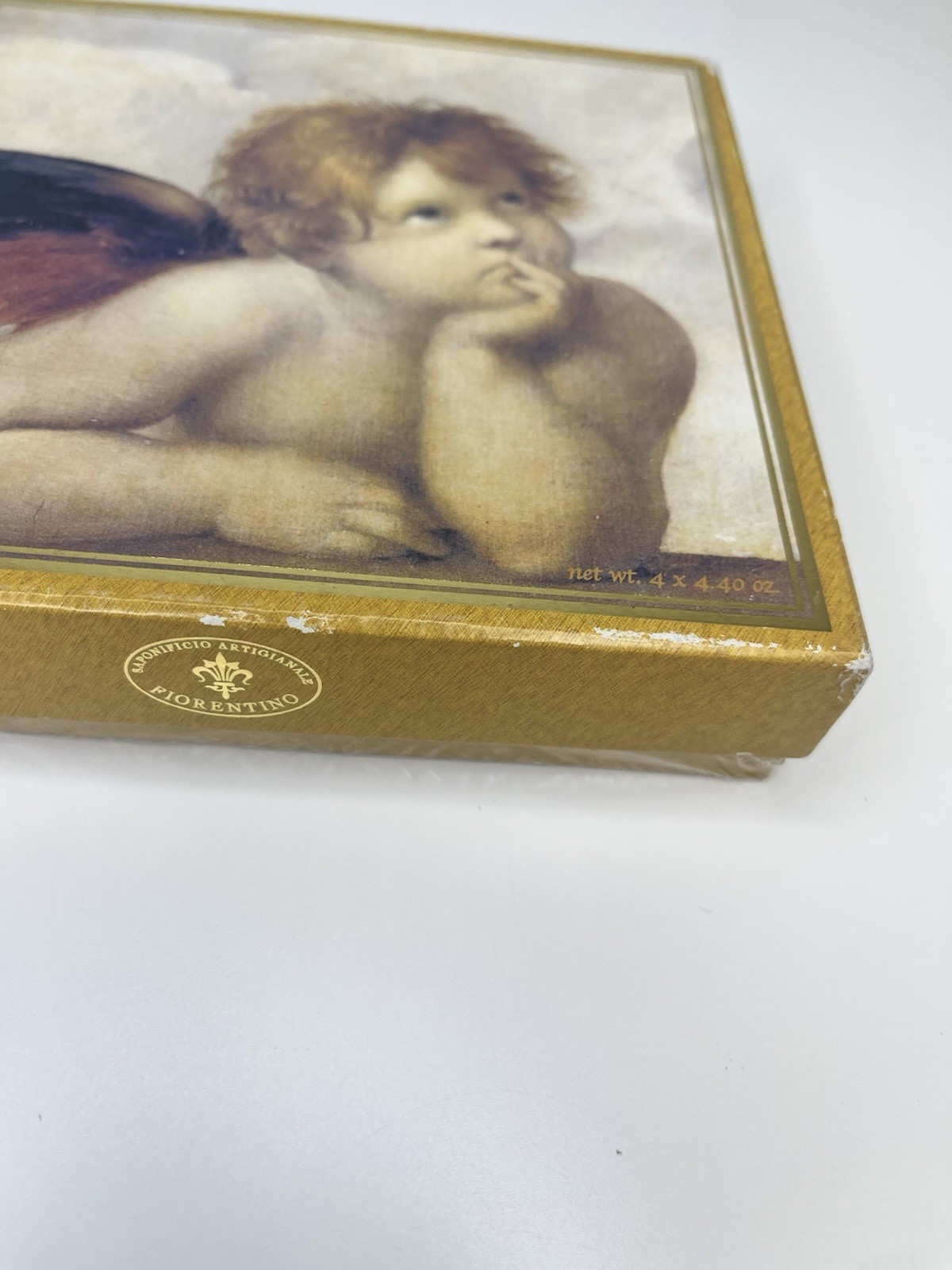Saponificio Artigianale Fiorentino Raphael Cherub Angel Soap 4 Round Relief