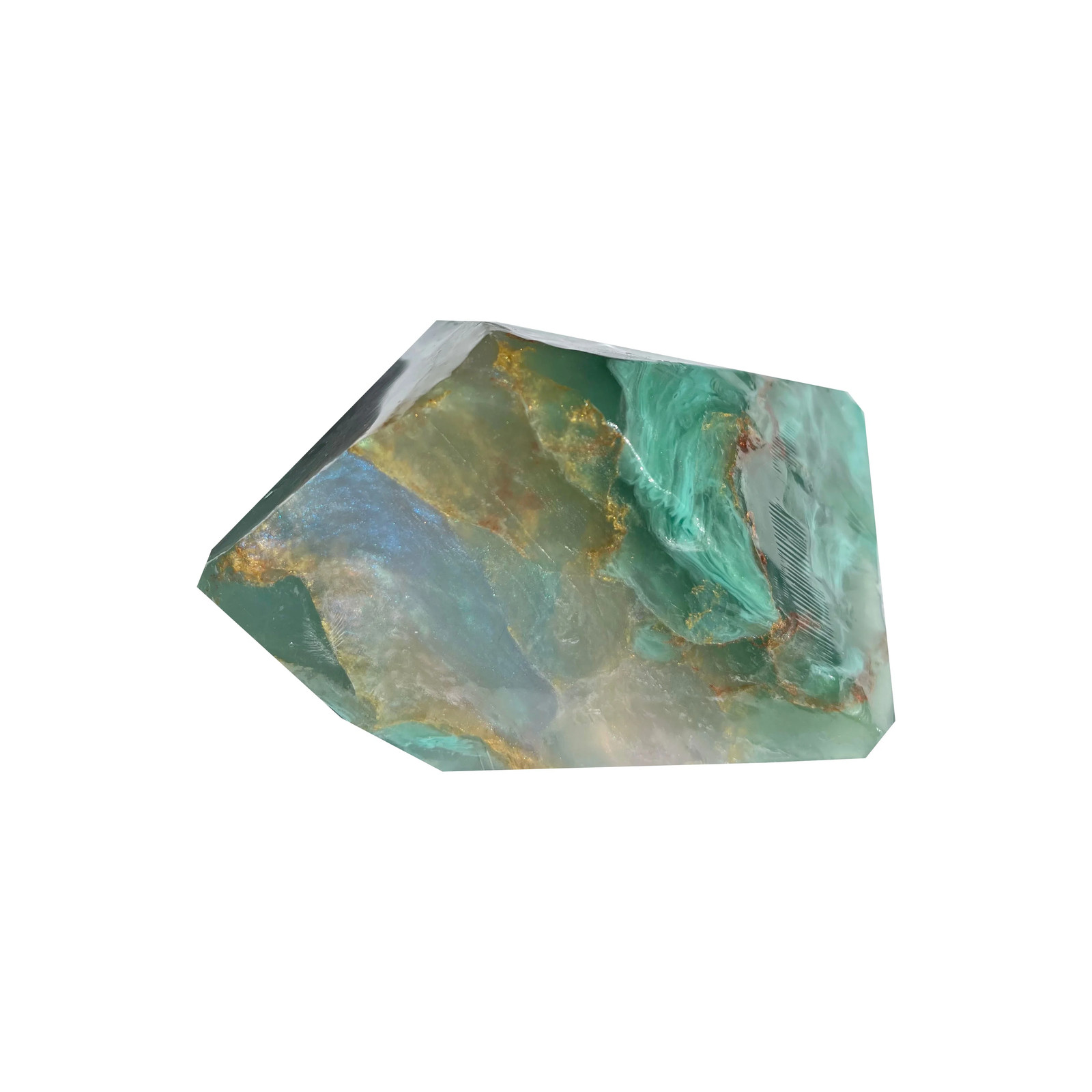 T.S. Pink SoapRocks Jewel Collection – White Opal In Jade