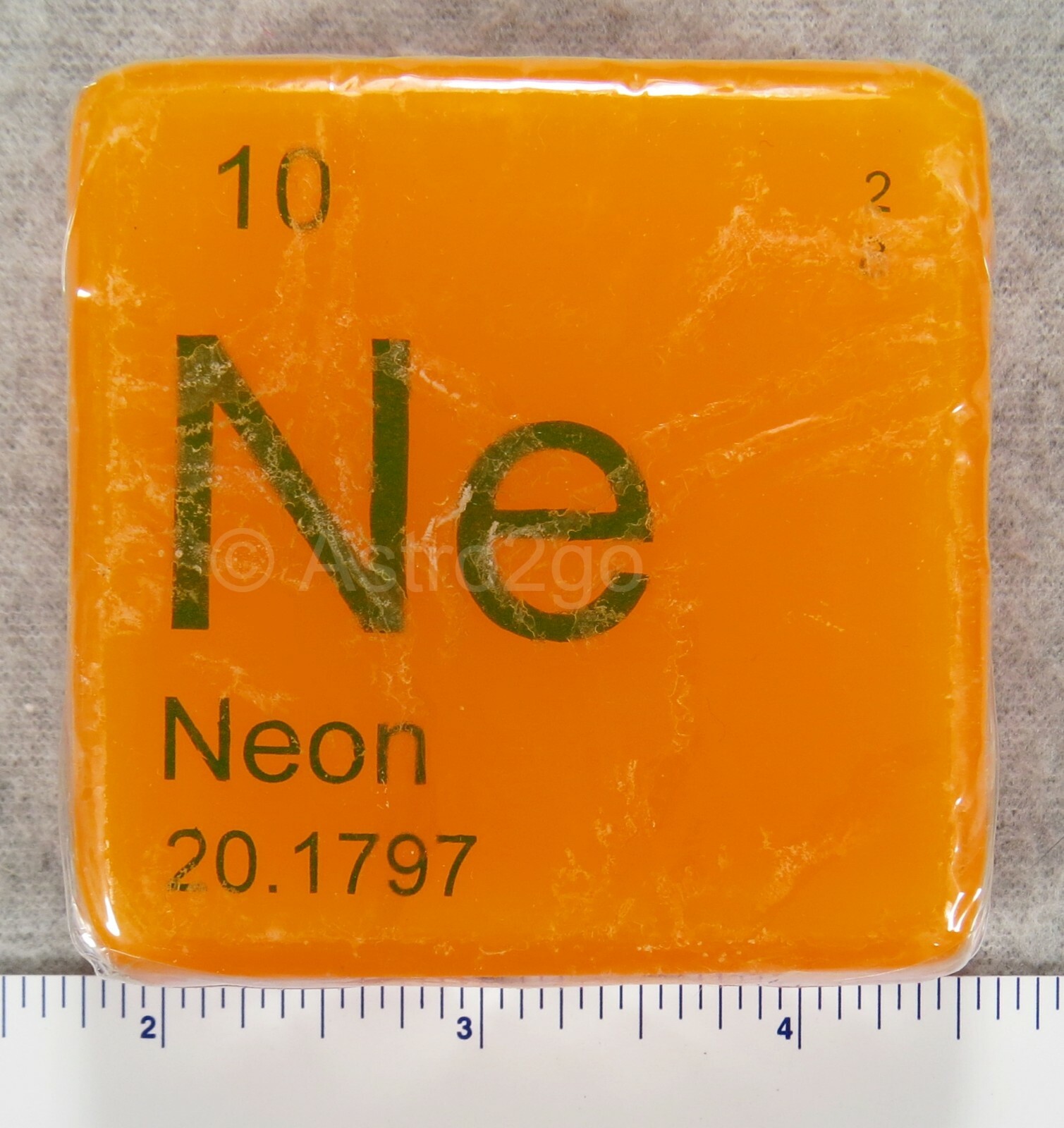 PERIODIC TABLE ELEMENT “Ne” NEON NOVELTY HAND BATH SOAP-4 oz JUST BUBBLY NEW!