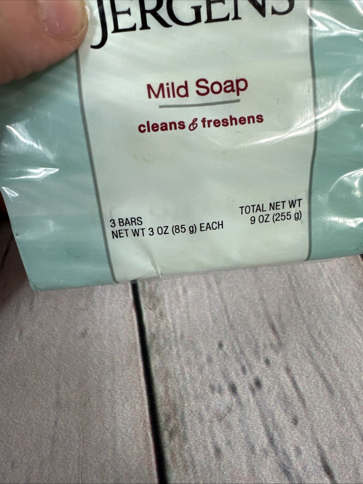 2-Jergens Mild Soap 3 Bars 3 Oz Each