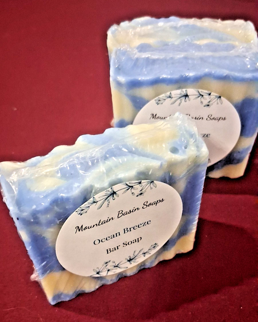 Mountain Basin Soaps, Ocean Breeze, 4 to 4.5 Oz bar