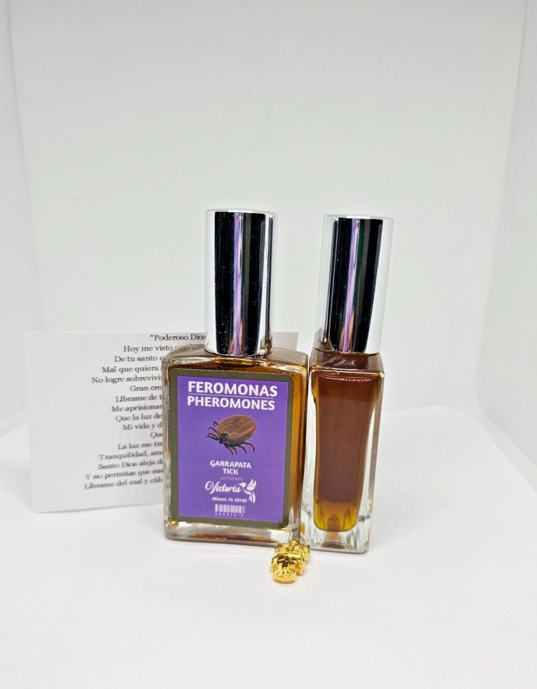 GARRAPATA PERFUME FEROMONAS / TICK PERFUME ATRAE AL SEXO OPUESTO AMOR 1PC