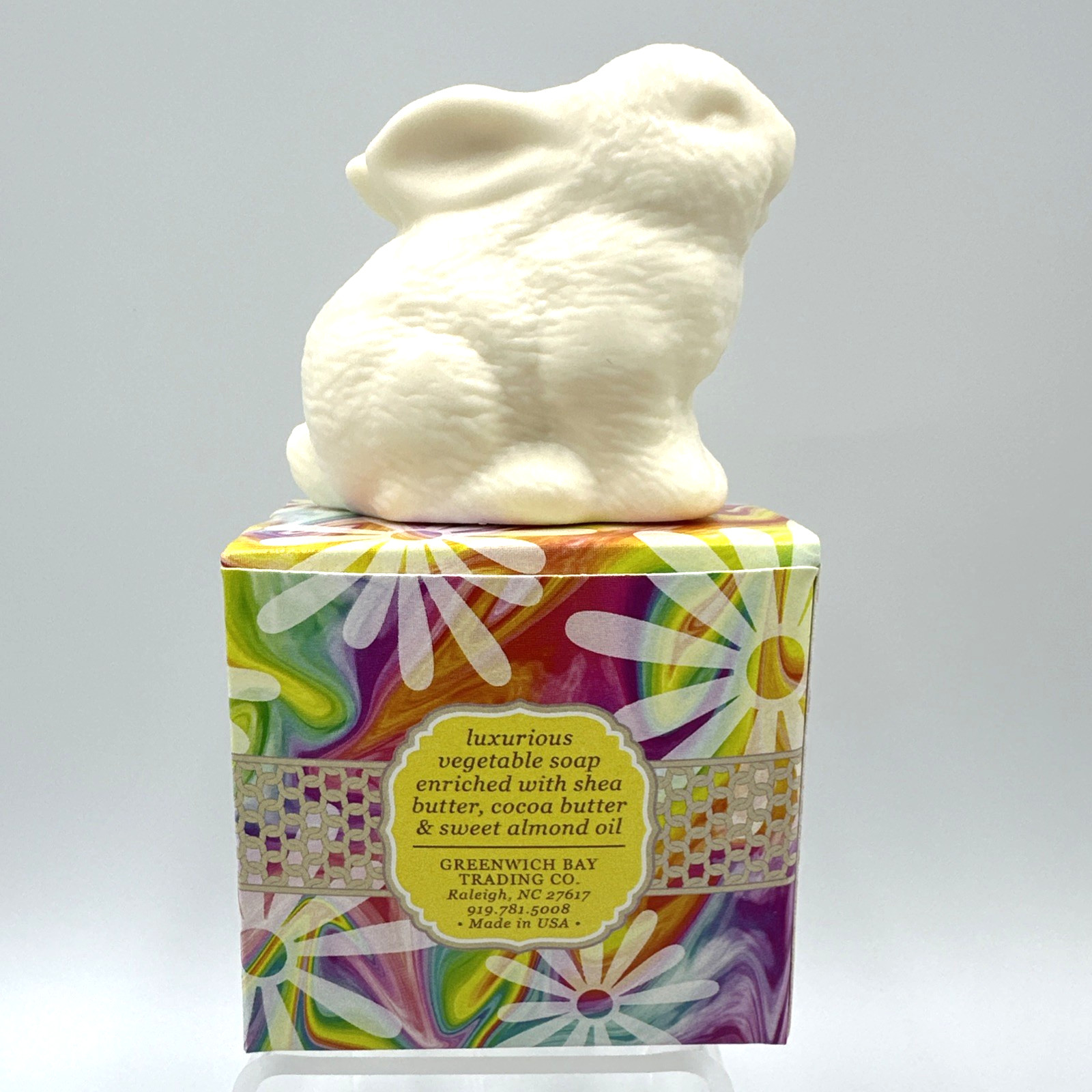 Greenwich Bay Love Bunny Sculpted Soap Lot Of 6 (3oz Each) 2.5 x 3 Inch