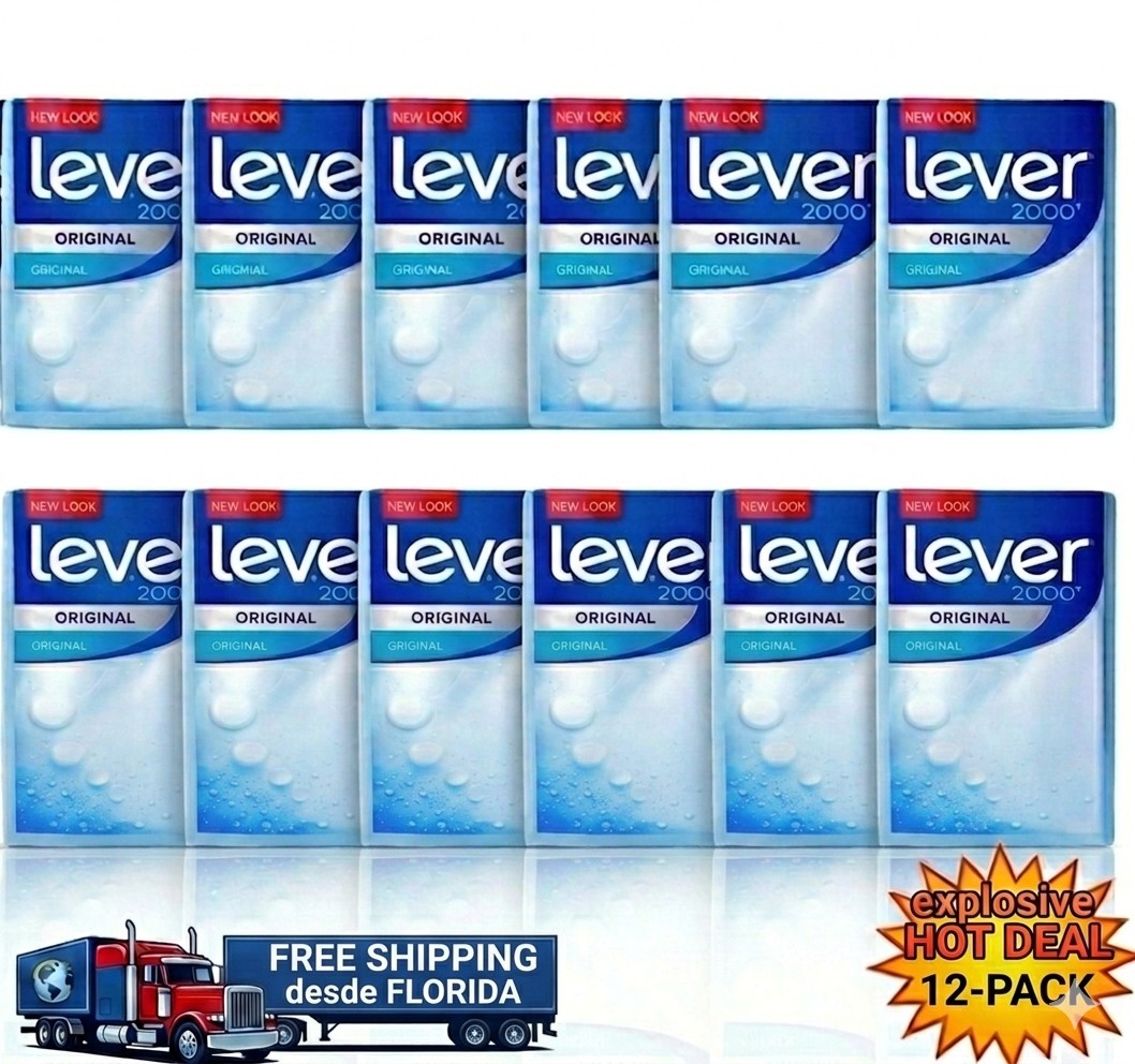Lever 2000 Original Bar Soap 3.75 oz Fresh Scent Moisturizing PACK OF 12