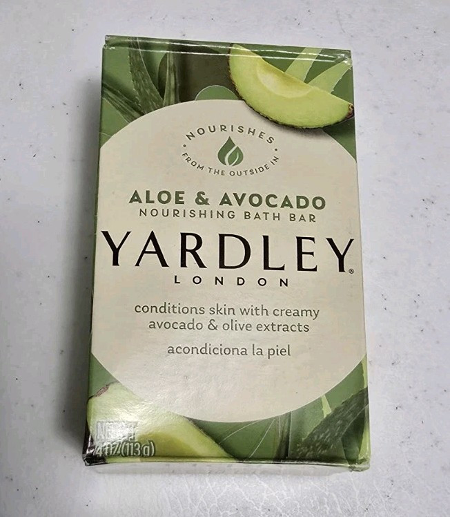 Yardley London Aloe & Avocado Bar Soap 4oz 1 Soap