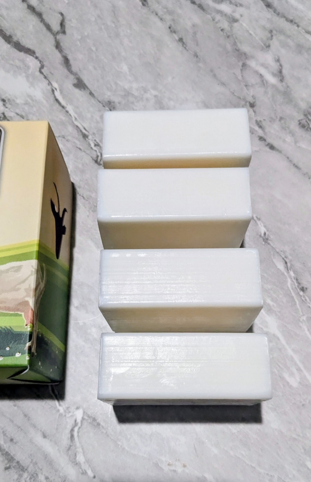 Goat Milk Bar soap Flower Fields Scented Pack Of 4 /100g Made In Portugal